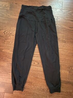 Black Maternity Jogger Pants